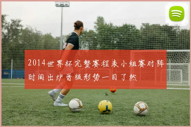 2014世界杯完整赛程表小组赛对阵时间出炉晋级形势一目了然