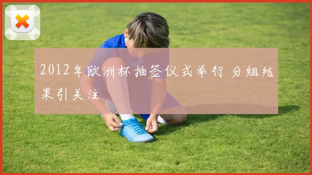 2012年欧洲杯抽签仪式举行 分组结果引关注